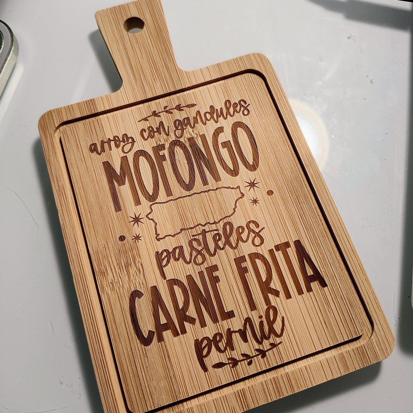 4x5 Bamboo Mofongo Cutting Board